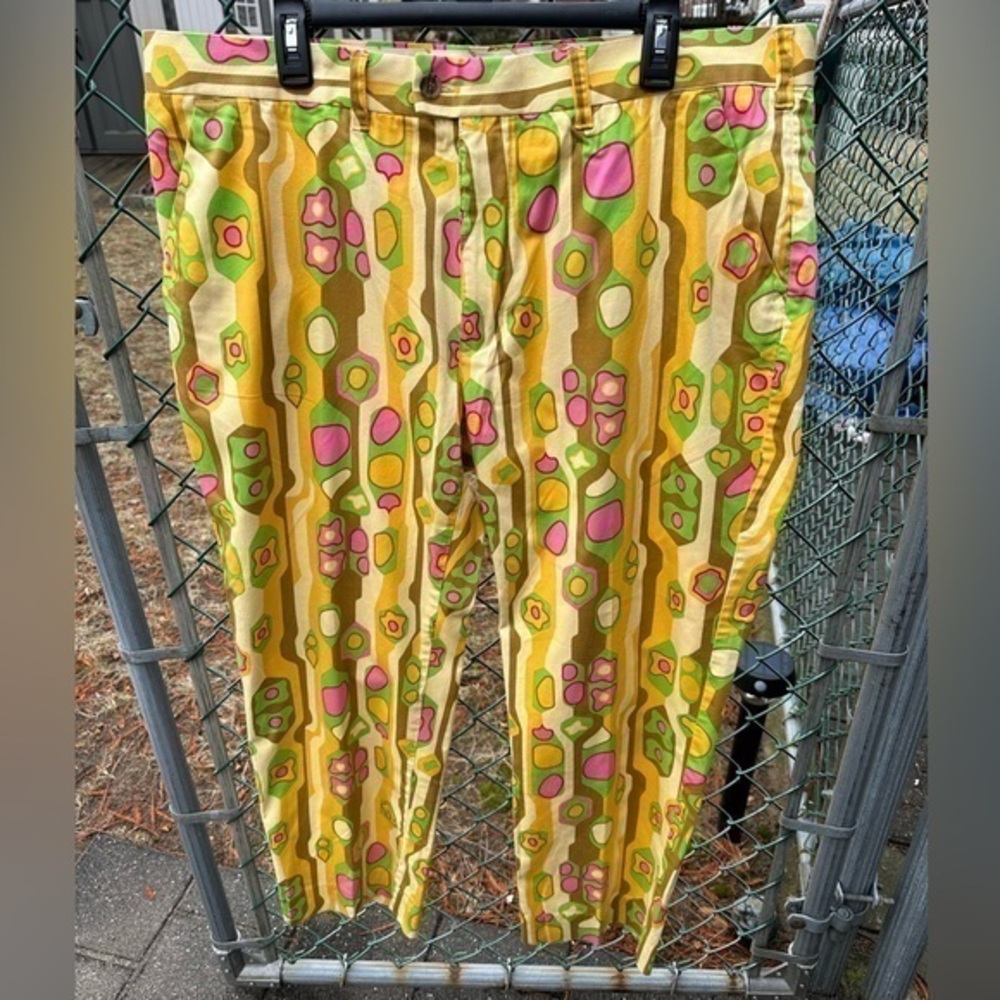 Loudmouth Men’s‎ Golf Pants, 42Wx30L (Shagadelic Green Eggs & Ham Pattern)